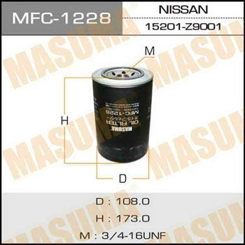 Masuma MFC-1228 Фільтр масляний MFC1228: Купити в Україні - Добра ціна на EXIST.UA!