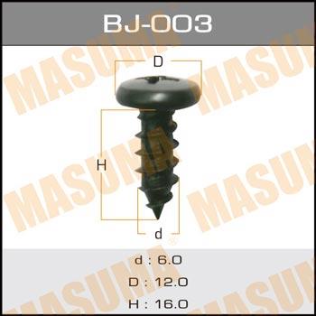 Masuma BJ-003 Саморіз BJ003: Купити в Україні - Добра ціна на EXIST.UA!