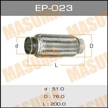 Masuma EP-023 Труба гофрована EP023: Купити в Україні - Добра ціна на EXIST.UA!