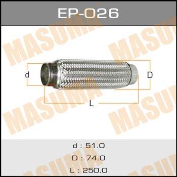 Masuma EP-026 Труба гофрована EP026: Купити в Україні - Добра ціна на EXIST.UA!