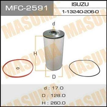 Masuma MFC-2591 Фільтр масляний MFC2591: Купити в Україні - Добра ціна на EXIST.UA!