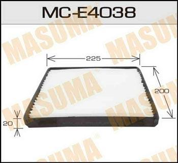 Masuma MC-E4038 Фільтр салону MCE4038: Купити в Україні - Добра ціна на EXIST.UA!