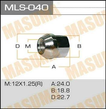 Masuma MLS-040 Гайка MLS040: Купити в Україні - Добра ціна на EXIST.UA!