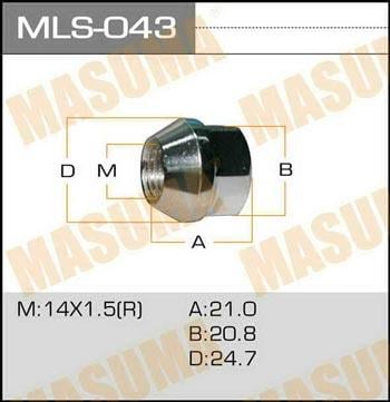 Masuma MLS-043 Гайка MLS043: Купити в Україні - Добра ціна на EXIST.UA!