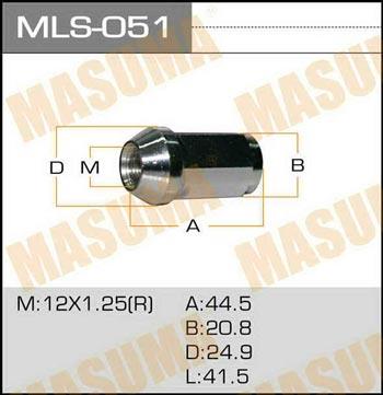 Masuma MLS-051 Гайка MLS051: Купити в Україні - Добра ціна на EXIST.UA!