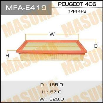 Masuma MFA-E419 Повітряний фільтр MFAE419: Купити в Україні - Добра ціна на EXIST.UA!