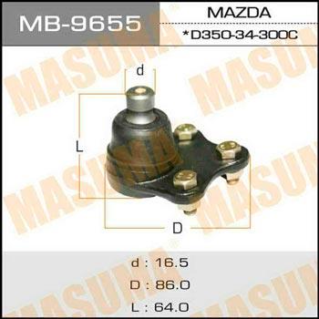 Masuma MB-9655 Опора кульова MB9655: Купити в Україні - Добра ціна на EXIST.UA!