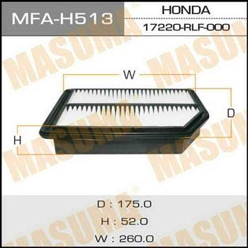 MFAH513 Masuma Воздушный фильтр