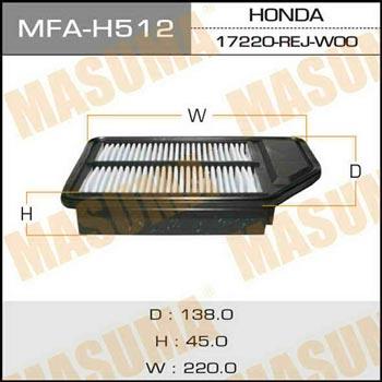 MFAH512 Masuma Воздушный фильтр