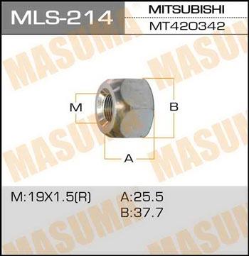 Masuma MLS-214 Гайка MLS214: Купити в Україні - Добра ціна на EXIST.UA!