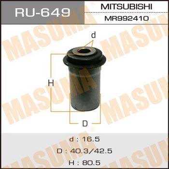 Masuma RU-649 Сайлентблок RU649: Купити в Україні - Добра ціна на EXIST.UA!