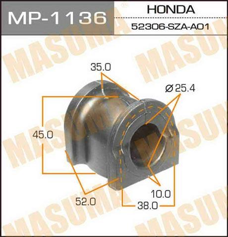 Masuma MP-1136 Втулка стабілізатора заднього MP1136: Купити в Україні - Добра ціна на EXIST.UA!