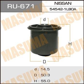 Masuma RU-671 Сайлентблок RU671: Купити в Україні - Добра ціна на EXIST.UA!