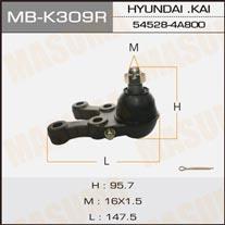 Masuma MB-K309R Опора кульова MBK309R: Купити в Україні - Добра ціна на EXIST.UA!