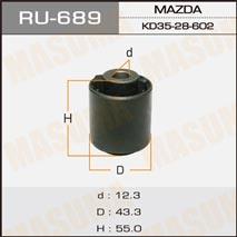Сайлентблок подвески Mazda 6 (Мазда 6): RU689 Masuma Сайлентблок
