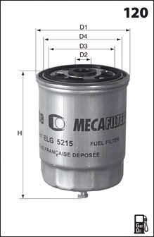 MecaFilter ELG5413 Фільтр палива ELG5413: Купити в Україні - Добра ціна на EXIST.UA!
