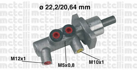 050383 Metelli Главный тормозной цилиндр