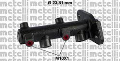 Главный тормозной Ford Fiesta (Форд Фиеста): 050861 Metelli Главный тормозной цилиндр