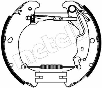 510220 Metelli Колодки тормозные барабанные, комплект