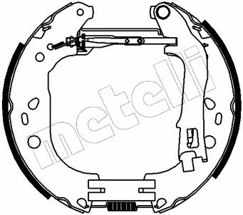 510226 Metelli Колодки тормозные барабанные, комплект
