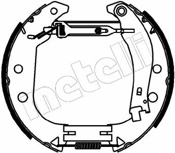 510232 Metelli Колодки тормозные барабанные, комплект