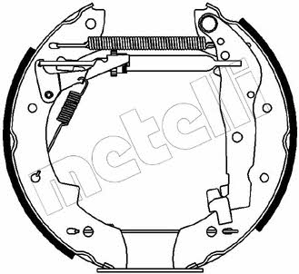 510106 Metelli Колодки тормозные барабанные, комплект