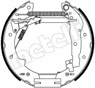 510150 Metelli Колодки тормозные барабанные, комплект