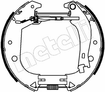 510152 Metelli Колодки тормозные барабанные, комплект