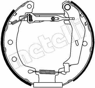 510160 Metelli Колодки тормозные барабанные, комплект