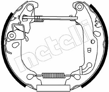 510167 Metelli Колодки тормозные барабанные, комплект