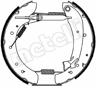 510169 Metelli Колодки тормозные барабанные, комплект