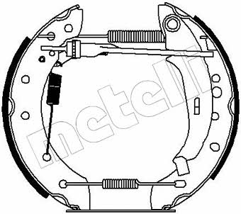 510193 Metelli Колодки тормозные барабанные, комплект