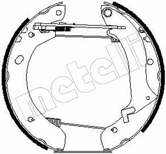 510195 Metelli Колодки тормозные барабанные, комплект