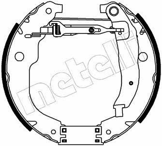 510205 Metelli Колодки тормозные барабанные, комплект