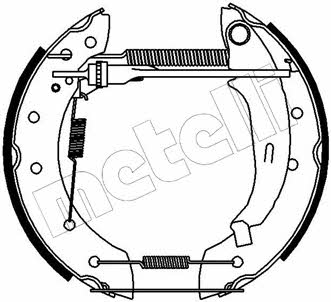 510063 Metelli Колодки тормозные барабанные, комплект