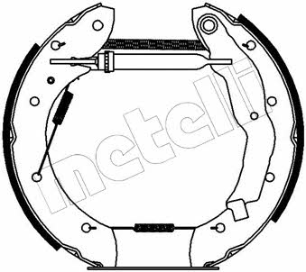 510067 Metelli Колодки тормозные барабанные, комплект
