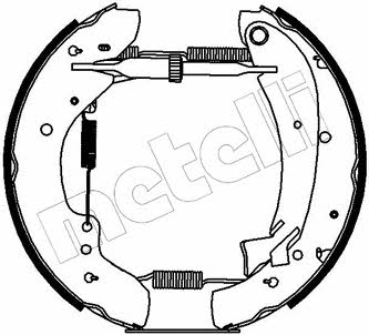 510075 Metelli Колодки тормозные барабанные, комплект