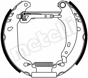 510093 Metelli Колодки тормозные барабанные, комплект