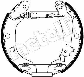 Metelli 51-0096 Колодки тормозные барабанные, комплект 510096: Купить в Украине - Отличная цена на EXIST.UA! 510096 Metelli Колодки тормозные барабанные, комплект