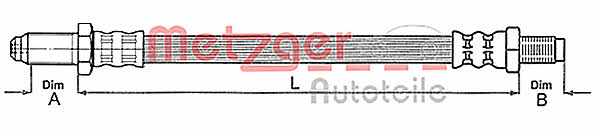 Metzger 4112219 Шланг зчеплення 4112219: Купити в Україні - Добра ціна на EXIST.UA!