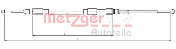 Metzger 10.4157 Трос гальма стоянки 104157: Купити в Україні - Добра ціна на EXIST.UA!