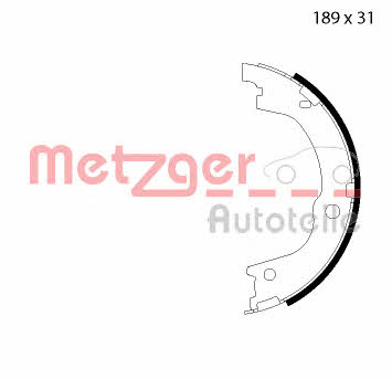 Metzger MG 127 Колодки гальмівні стояночного гальма MG127: Купити в Україні - Добра ціна на EXIST.UA!