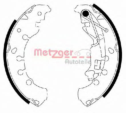 Metzger MG 200 Колодки гальмівні барабанні, комплект MG200: Купити в Україні - Добра ціна на EXIST.UA!