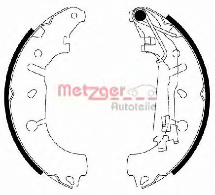 Metzger MG 201 Колодки гальмівні барабанні, комплект MG201: Купити в Україні - Добра ціна на EXIST.UA!