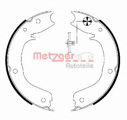 Metzger MG 203 Колодки гальмівні стояночного гальма MG203: Купити в Україні - Добра ціна на EXIST.UA!