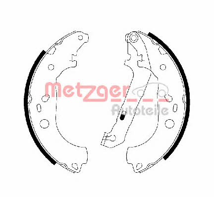 Metzger MG 211 Колодки гальмівні барабанні, комплект MG211: Купити в Україні - Добра ціна на EXIST.UA!