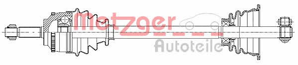 Metzger 7210025 Вал привідний 7210025: Купити в Україні - Добра ціна на EXIST.UA!