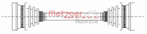 Metzger 7210026 Вал привідний 7210026: Купити в Україні - Добра ціна на EXIST.UA!