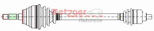 Metzger 7210027 Вал привідний 7210027: Купити в Україні - Добра ціна на EXIST.UA!