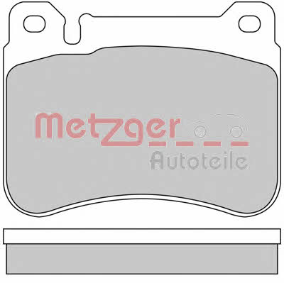 Metzger 1170407 Гальмівні колодки, комплект 1170407: Купити в Україні - Добра ціна на EXIST.UA!